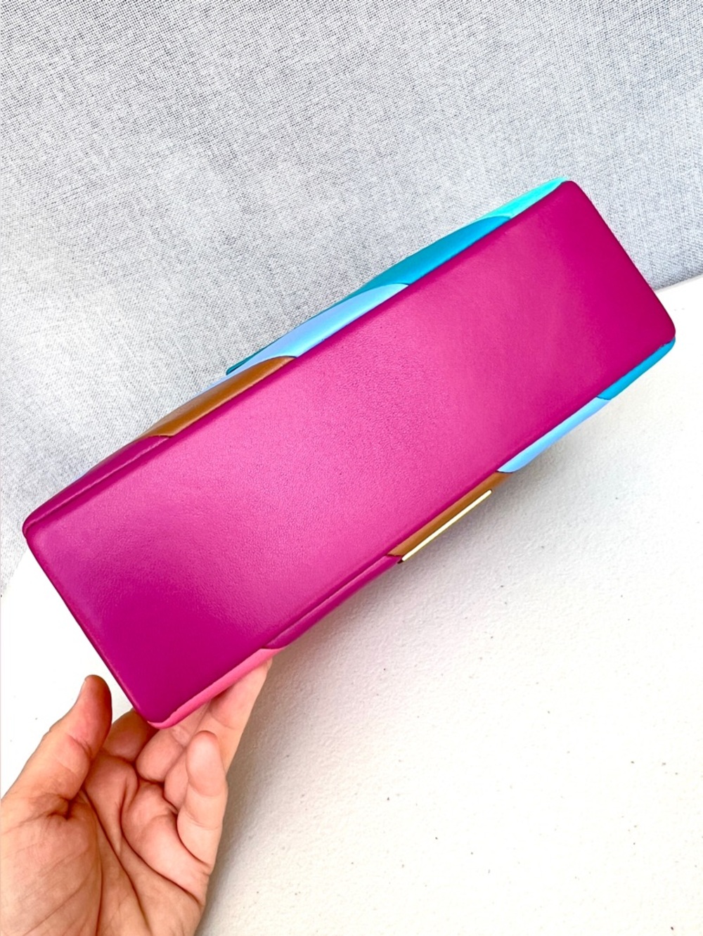KURT GEIGER Kensington Rainbow Leather convertible bag - Picture 11 of 16